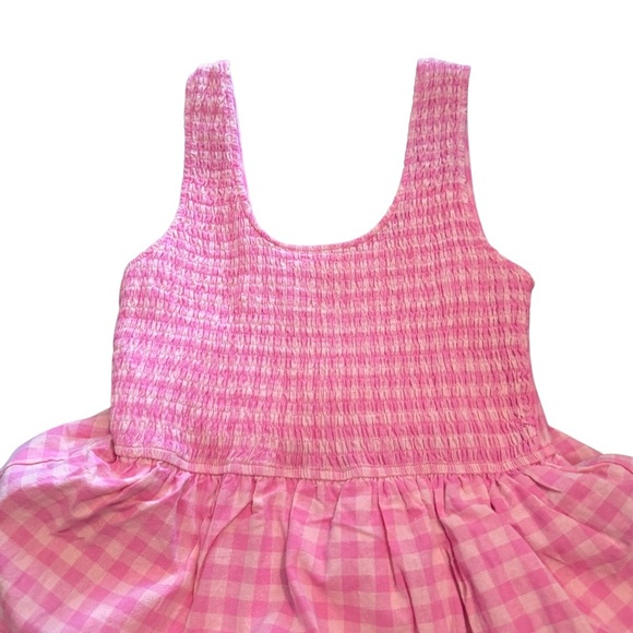 New Entro Pink Gingham Maxi Dress, Ruffled Dress, Size Small, NWOT, Girly Dress - Picture 3 of 6